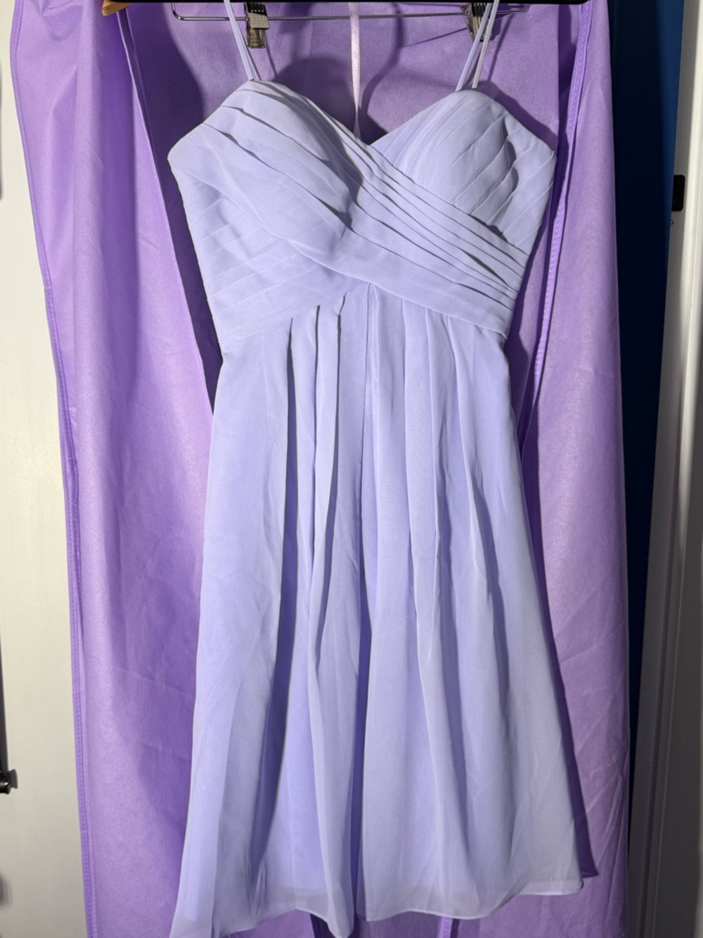 Never Worn Lilac Chiffon Dress ~ Color by Kenneth Winston 🪻